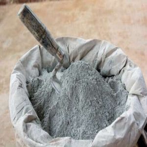 Cement,Powder,And,Trowel,Put,In,Bag,Package